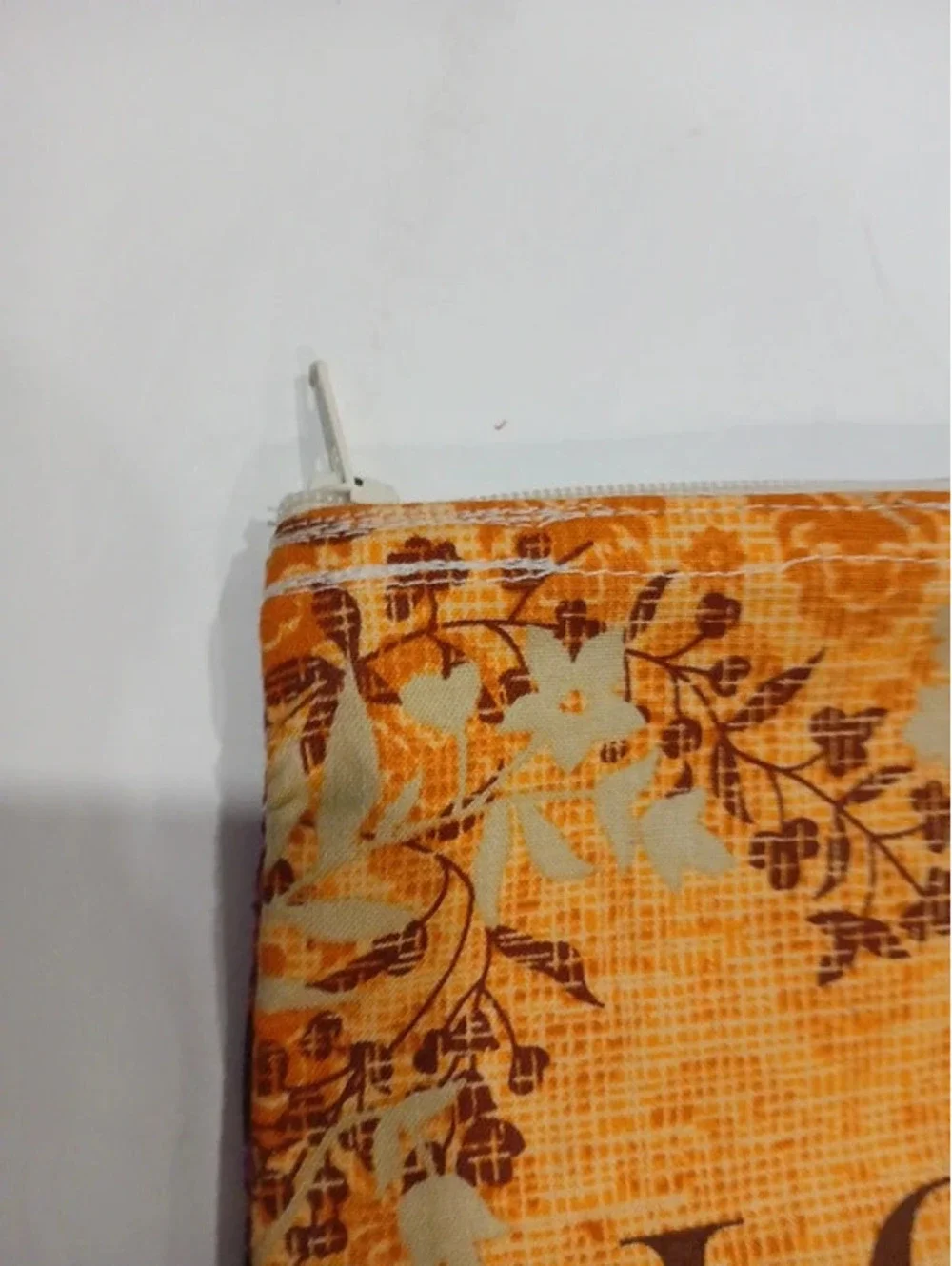 Handmade makeup storage bag